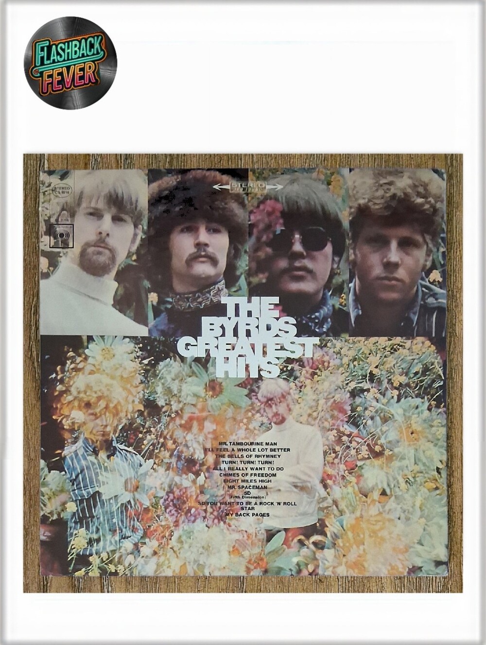 THE BYRDS•Greatest Hits•1967 US Stereo (#CS 9516) Santa Maria Pressing